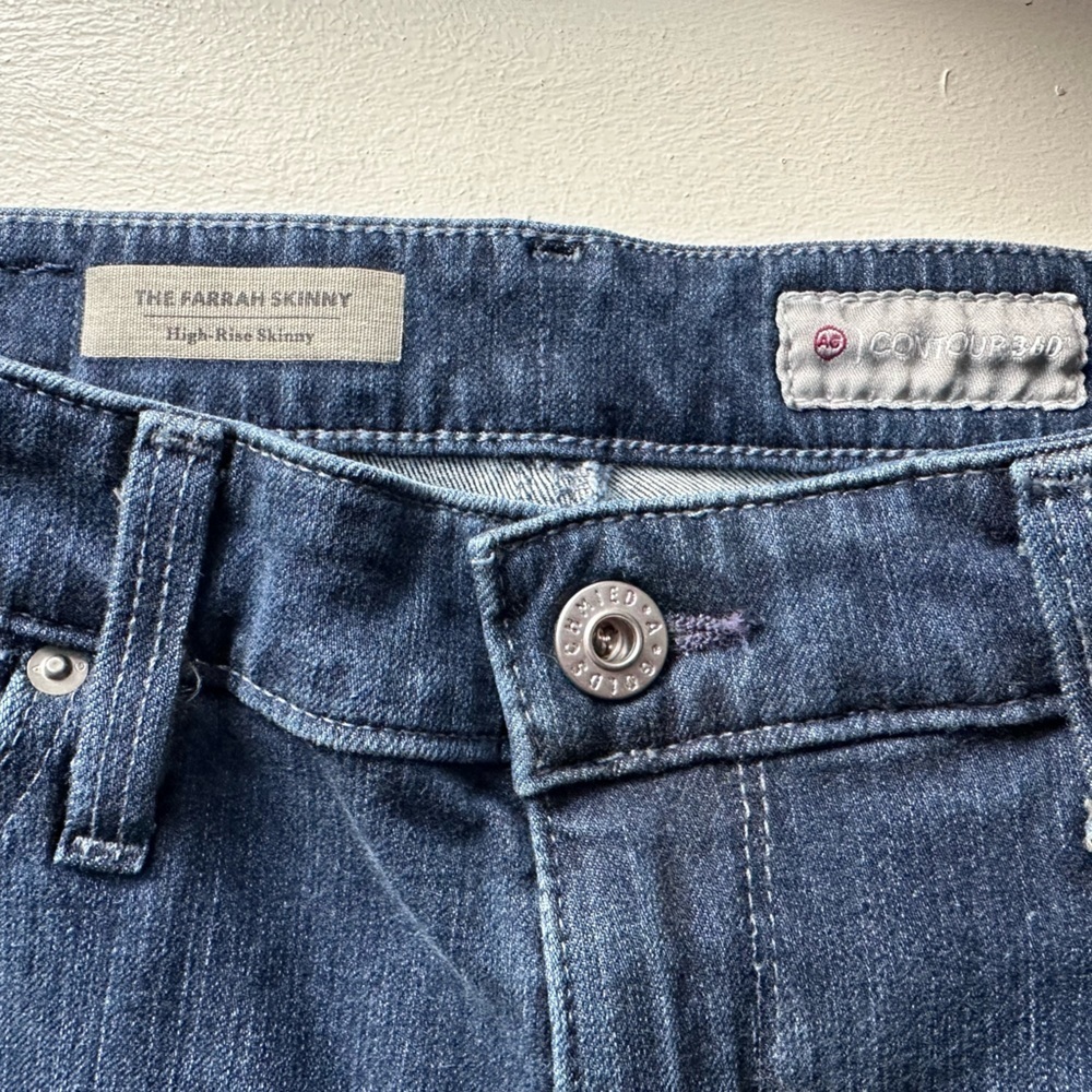 Adriano Goldschmidt Farrah High Rise Skinny Jeans Size 27R - Picture 13 of 15
